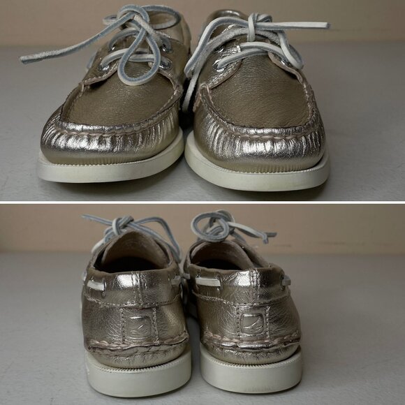 Sperry Top-Sider Metallic Authentic Original Boat Shoe Sneaker Size 5 - Picture 7 of 16